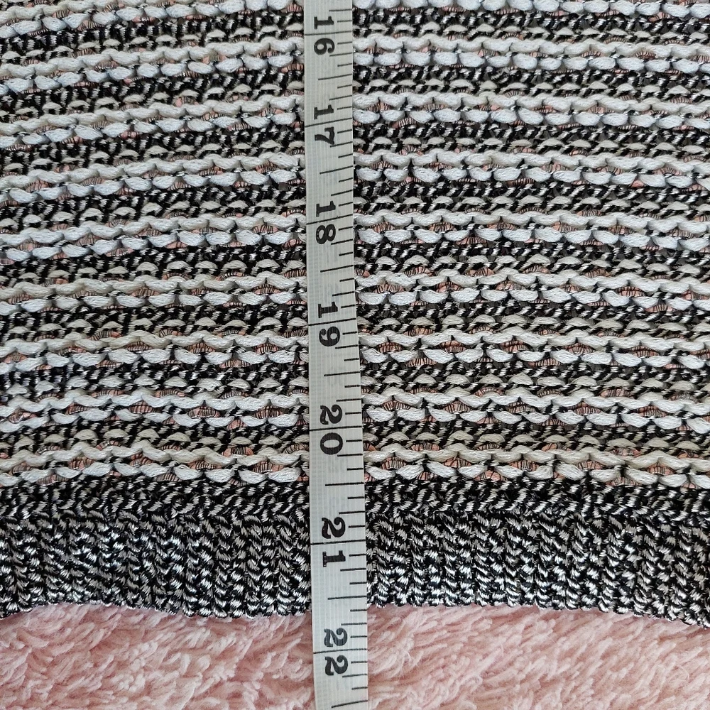 Rag and Bone Striped Metallic Long Sleeve Sweater‎ Size Small